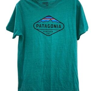Patagonia Men's Teal Short Sleeve Tee